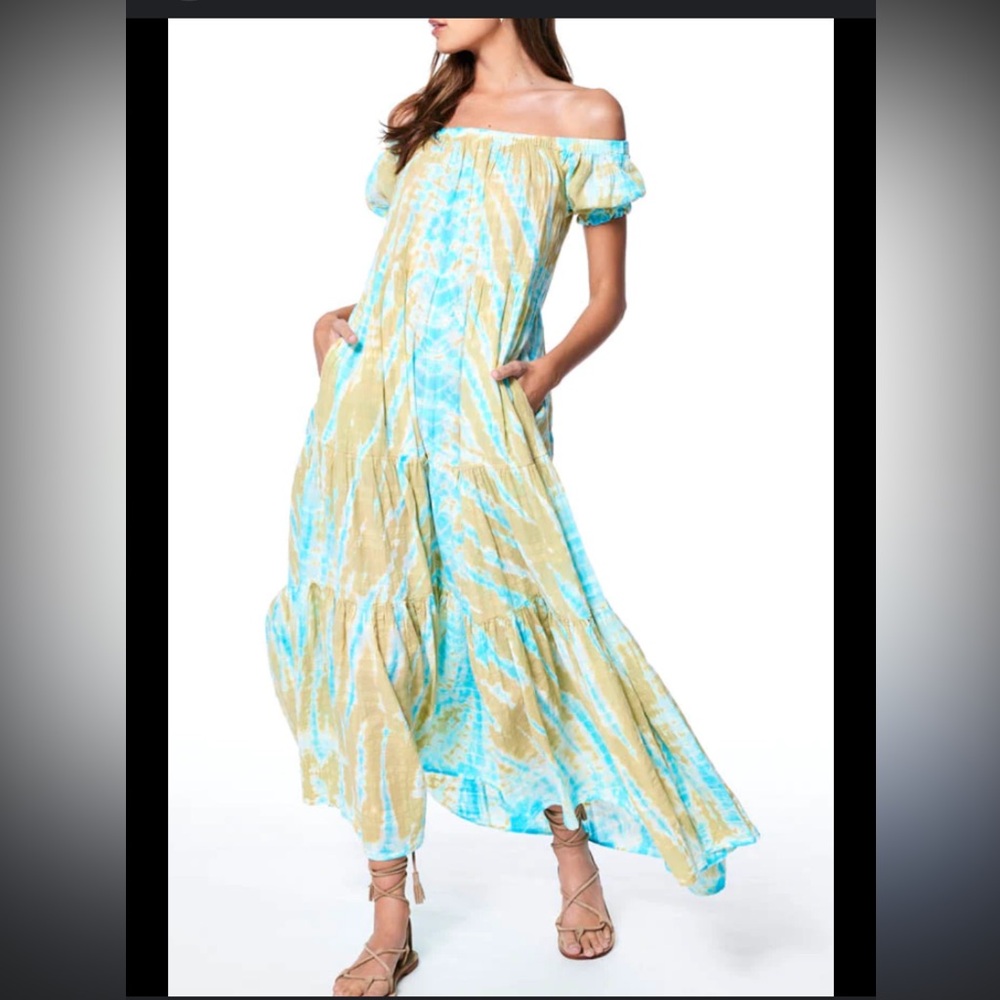 NWT Young Fabulous and Broke  Tie-Dye Maxi Size Small